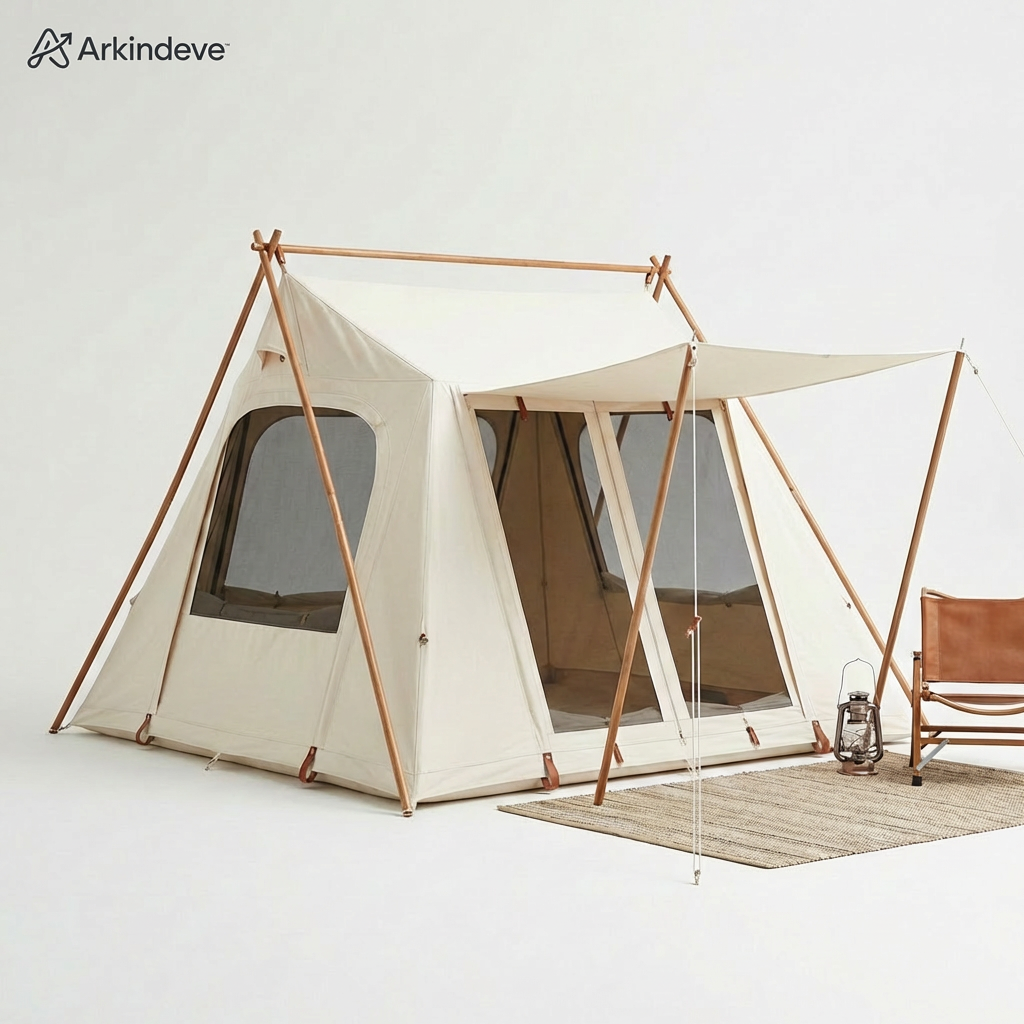 🌾 Product Name  Arkindeve™ WoodlandVerve Cabin Tent
